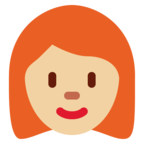 Woman Red Hair Emoji Twitter