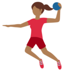 Woman Playing Handball Emoji Twitter