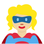 Woman Superhero Emoji Twitter
