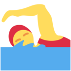Woman Swimming Emoji Twitter