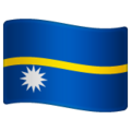 Flag Nauru Emoji Whatsapp