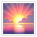 Sunrise Emoji Whatsapp