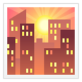 Sunset Emoji Whatsapp