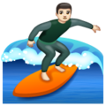 Man Surfing Emoji Whatsapp