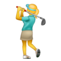 Woman Golfing Emoji Whatsapp