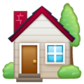 House With Garden Emoji Whatsapp
