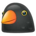 Black Bird Emoji Whatsapp