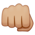 Oncoming Fist Emoji Whatsapp