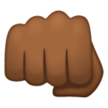 Oncoming Fist Emoji Whatsapp