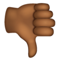 Thumbs Down Emoji Whatsapp