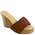 Womans Sandal Emoji Whatsapp