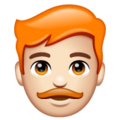 Man Red Hair Emoji Whatsapp