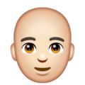 Man Bald Emoji Whatsapp