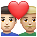 Couple With Heart Man Man Emoji Whatsapp