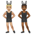Men With Bunny Ears Emoji Whatsapp