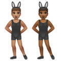 Men With Bunny Ears Emoji Whatsapp