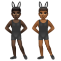 Men With Bunny Ears Emoji Whatsapp
