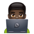 Man Technologist Emoji Whatsapp