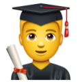 Man Student Emoji Whatsapp