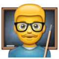 Man Teacher Emoji Whatsapp
