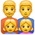 Family Man Man Girl Girl Emoji Whatsapp