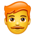 Man Red Hair Emoji Whatsapp