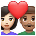 Couple With Heart Woman Man Emoji Whatsapp