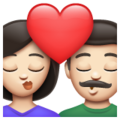 Kiss Woman Man Emoji Whatsapp