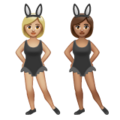 Women With Bunny Ears Emoji Whatsapp