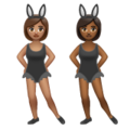 Women With Bunny Ears Emoji Whatsapp