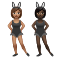 Women With Bunny Ears Emoji Whatsapp