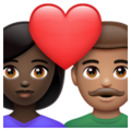 Couple With Heart Woman Man Emoji Whatsapp
