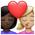 Kiss Woman Woman Emoji Whatsapp