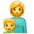 Family Woman Boy Emoji Whatsapp