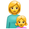 Family Woman Girl Emoji Whatsapp