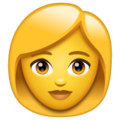 Woman Emoji Whatsapp