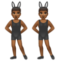 Men With Bunny Ears Emoji Whatsapp