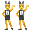 Men With Bunny Ears Emoji Whatsapp