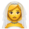 Woman With Veil Emoji Whatsapp