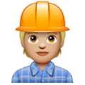 Construction Worker Emoji Whatsapp