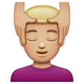 Man Getting Massage Emoji Whatsapp