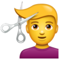 Man Getting Haircut Emoji Whatsapp