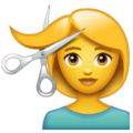 Person Getting Haircut Emoji Whatsapp