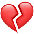 Broken Heart Emoji Whatsapp