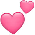 Two Hearts Emoji Whatsapp