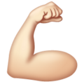 Flexed Biceps Emoji Whatsapp