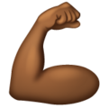 Flexed Biceps Emoji Whatsapp