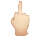 Middle Finger Emoji Whatsapp