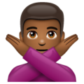 Man Gesturing No Emoji Whatsapp
