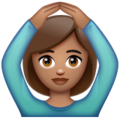 Woman Gesturing Ok Emoji Whatsapp